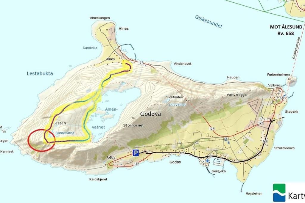 Leilighet I Enebolig Pa Valderoya Ved Alesund Ytterland Zewnętrze zdjęcie